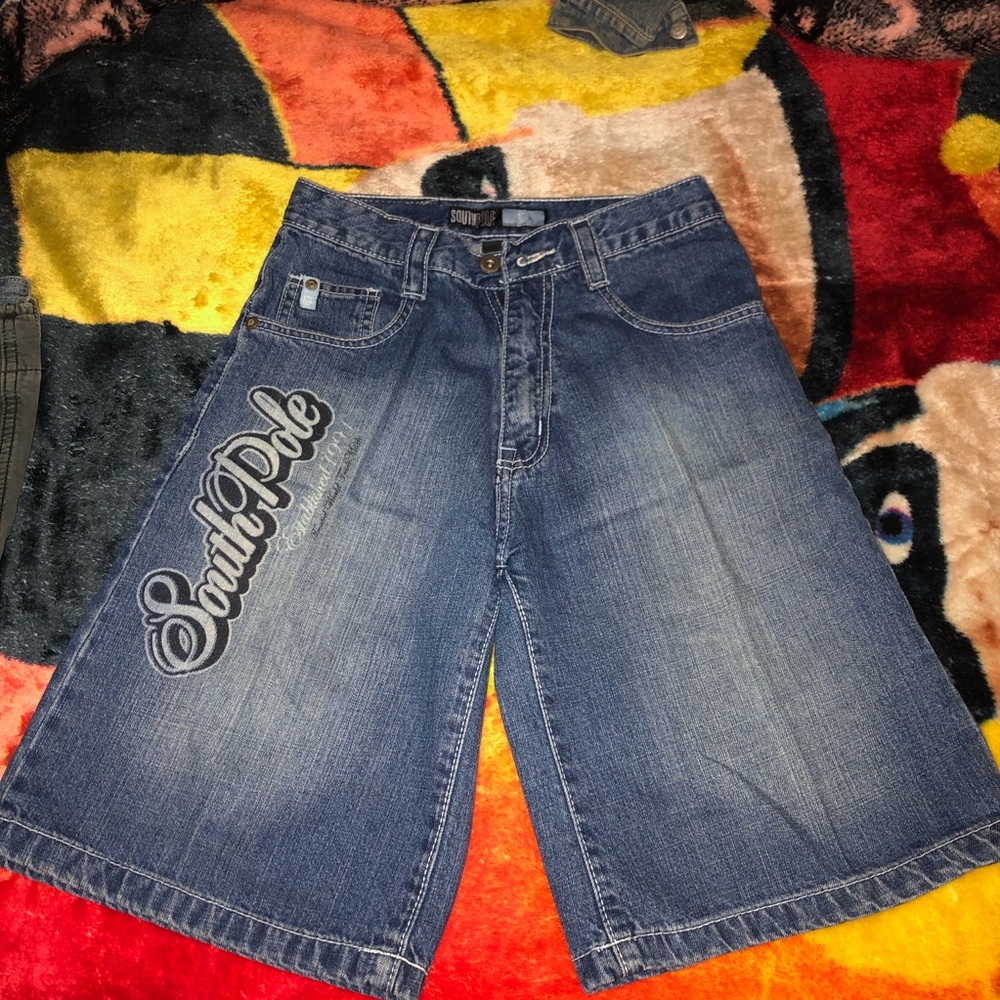 SOUTHPOLE JEAN SHORTS